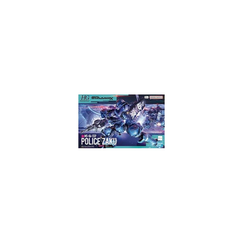 Bandai Model Kit - HG Police Zaku MS-06-SSP Bandai Model Kit - HG Police Zaku MS-06-SSP